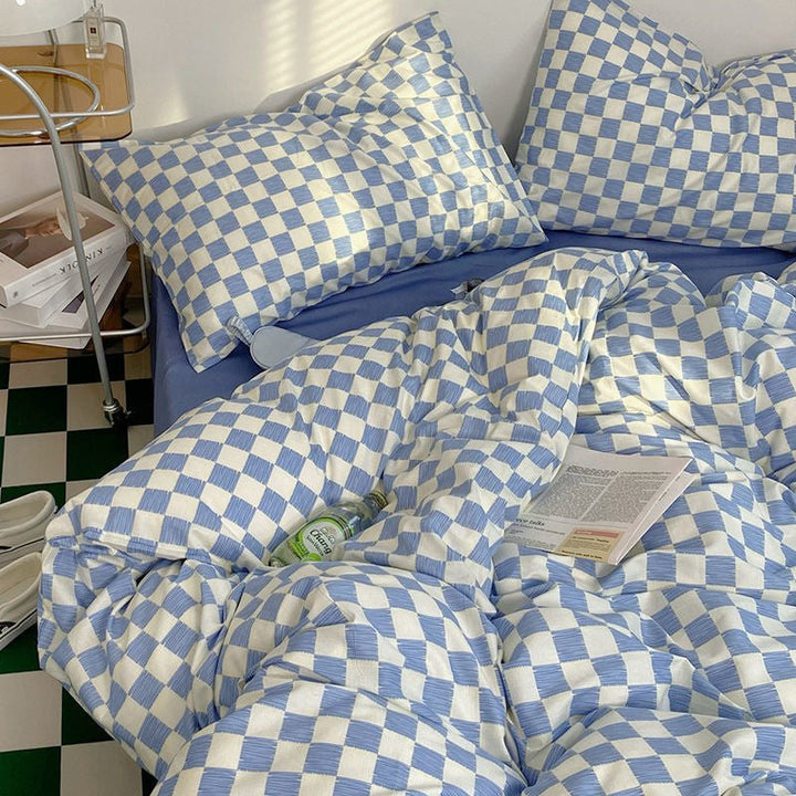 Ternede Sengesæt i Blød Polyester med Minimalistisk Design