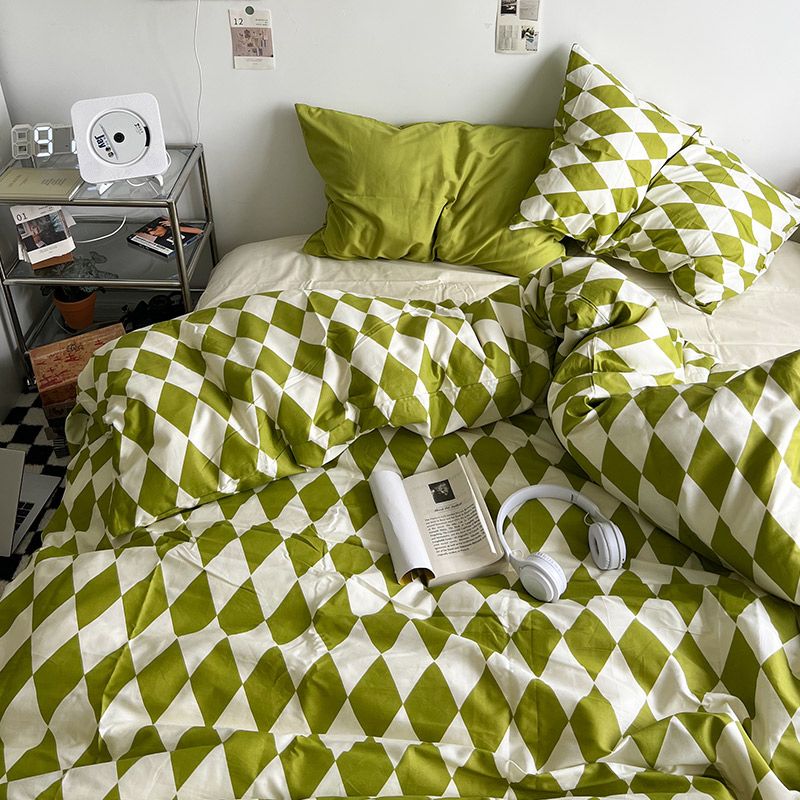 Ternede Sengesæt i Blød Polyester med Minimalistisk Design