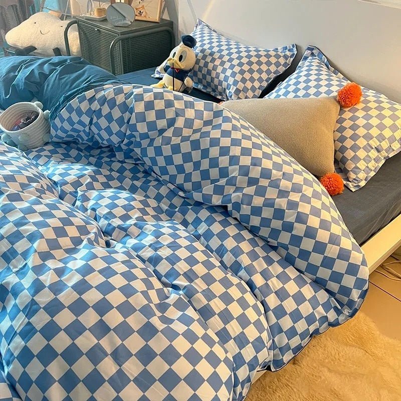 Ternede Sengesæt i Blød Polyester med Minimalistisk Design