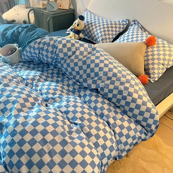 Ternede Sengesæt i Blød Polyester med Minimalistisk Design