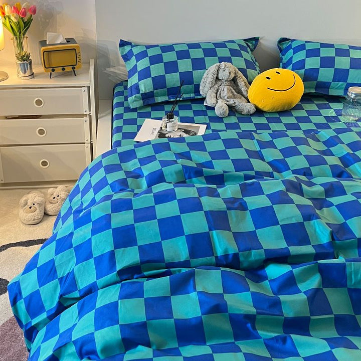 Ternede Sengesæt i Blød Polyester med Minimalistisk Design
