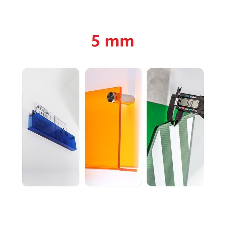 Vægmonteret Acryl Magasinholder med Flydende Effekt