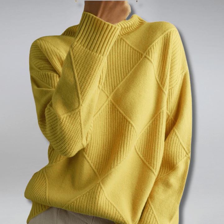 Carrie™ | Blød højhalset sweater