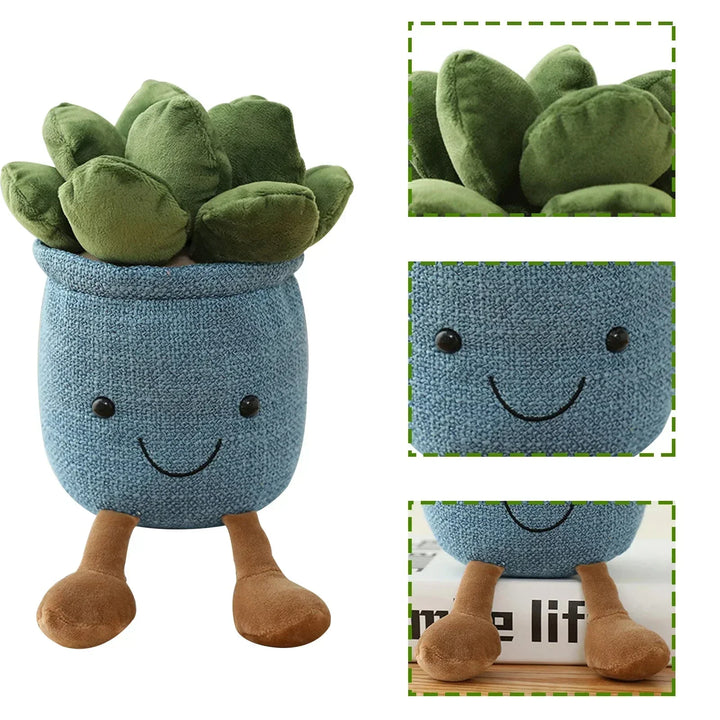 Sukulent Blød Pude i Fluffy Polyester