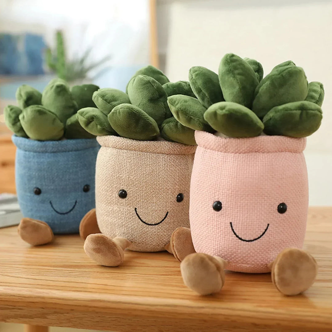 Sukulent Blød Pude i Fluffy Polyester