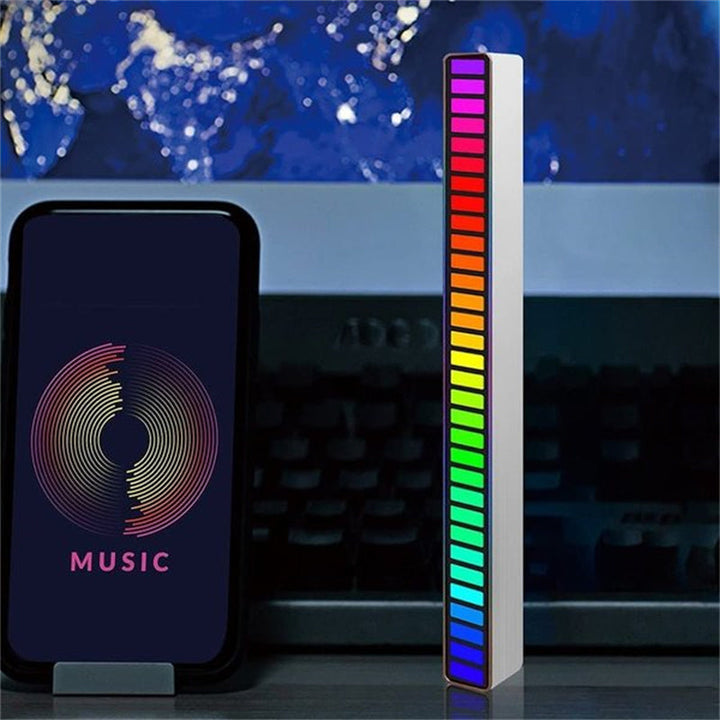 Trådløs RGB Musik Lysbar med Mikrofon
