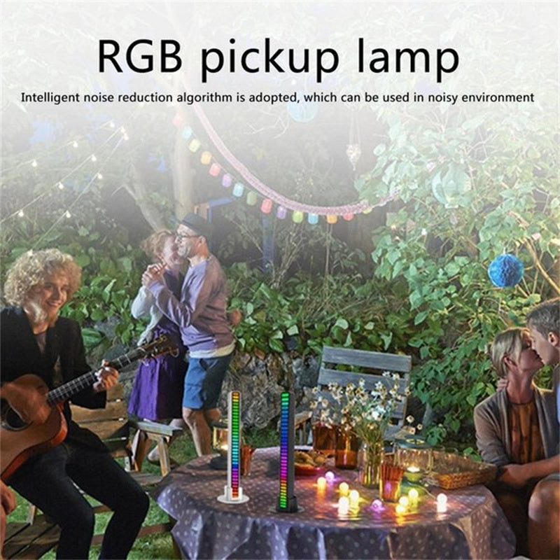 Trådløs RGB Musik Lysbar med Mikrofon