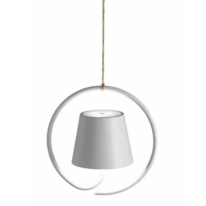 Genopladelig Moderne LED Pendellampe i Sort/Hvid