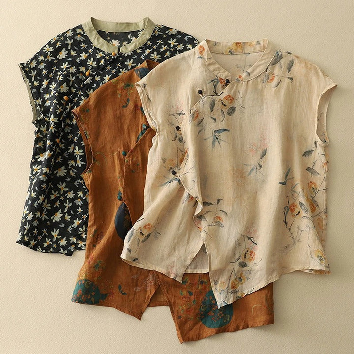Amanda™ | Vintage Ærmeløs Top