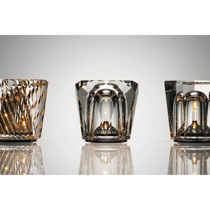 Genopladelig LED Krystal Bordlampe med Diamantdesign