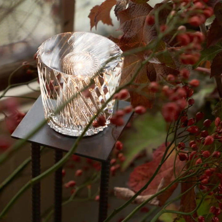 Genopladelig LED Krystal Bordlampe med Diamantdesign