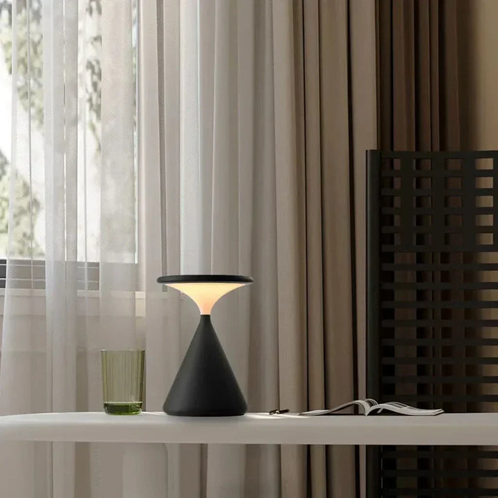 Trådløs Touch Dimmer Bordlampe i Timeglas Design