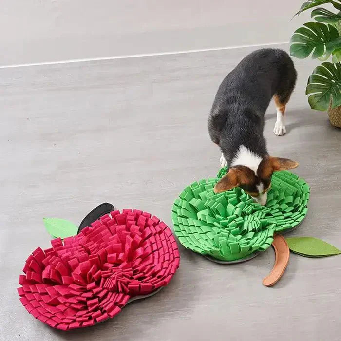 Interaktiv Snuffle Mat til Hunde - Kognitiv Træning og Langsom Spisning