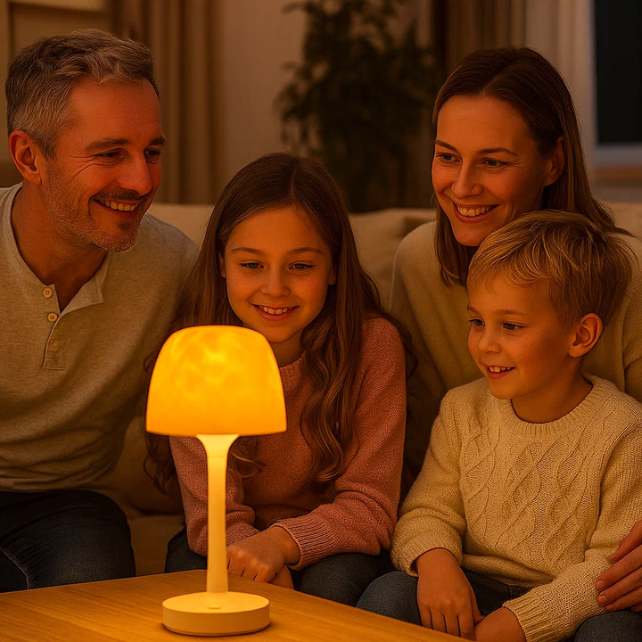 Stilfuld LED Bordlampe med Justerbare Farver
