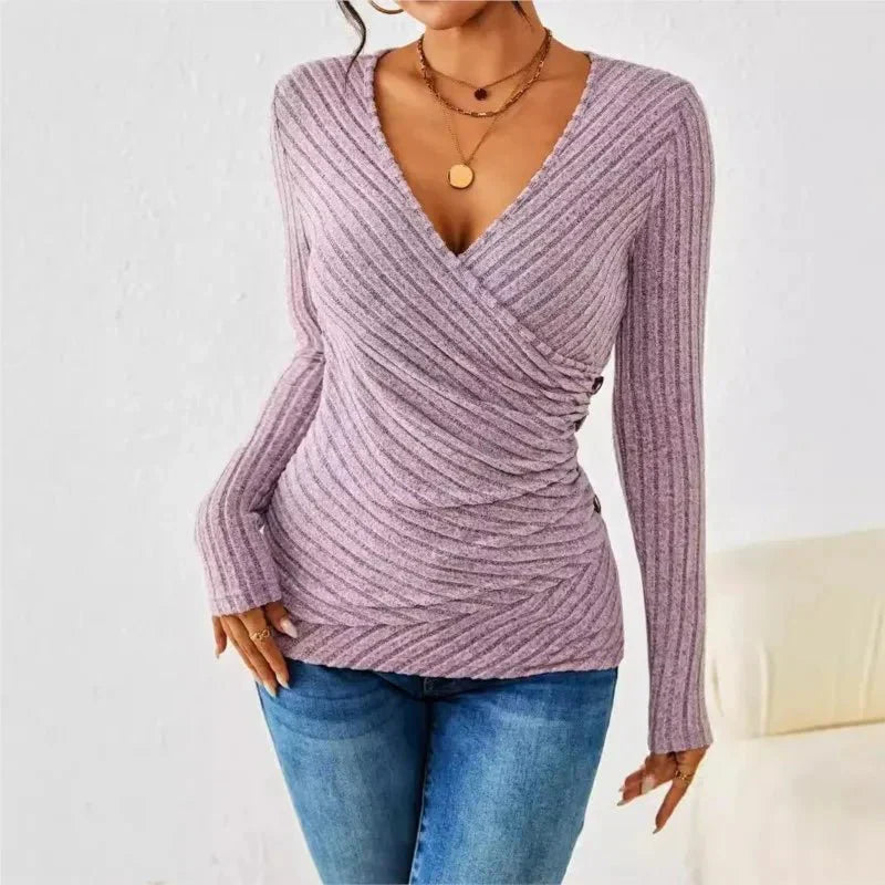 Caroline™ | Langærmet Tummy Tucking Top