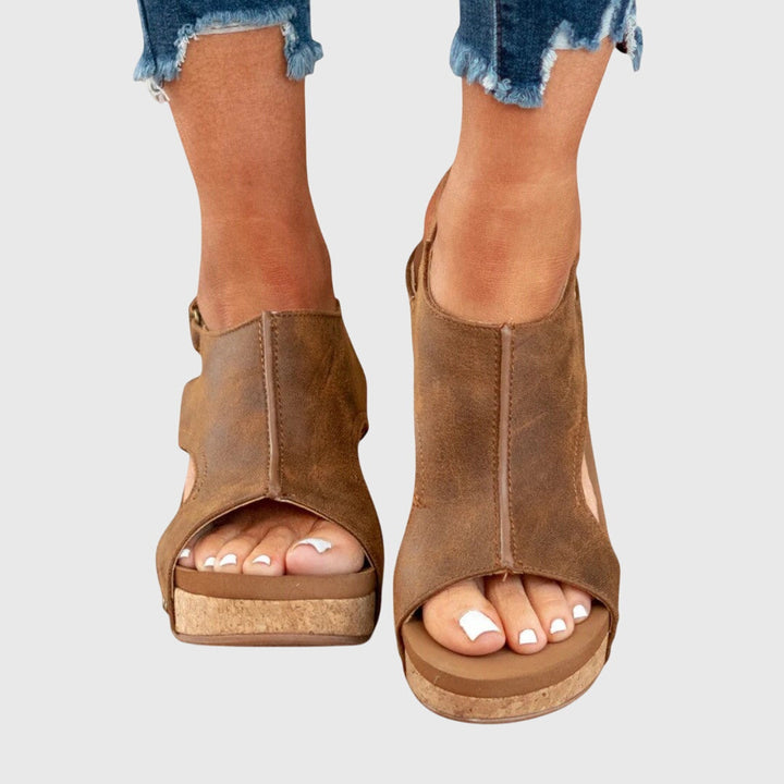 Greta | Dame Orthopædisk Platform Sandaler