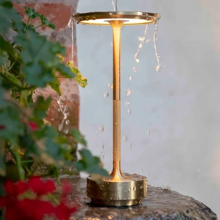 Trådløs Dæmpbar Aluminium Bordlampe med Touch-Funktion