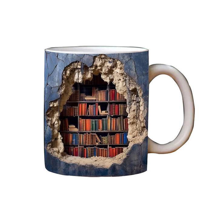 3D Keramisk Bibliotekskrus til Bogelskere