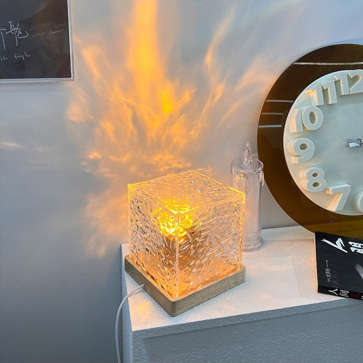 LED Aurora Projektor Lampe med 16 Farver og Fjernbetjening