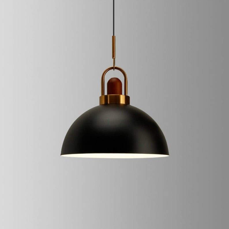 Justerbar Nordisk Pendellampe i Metal og Glas