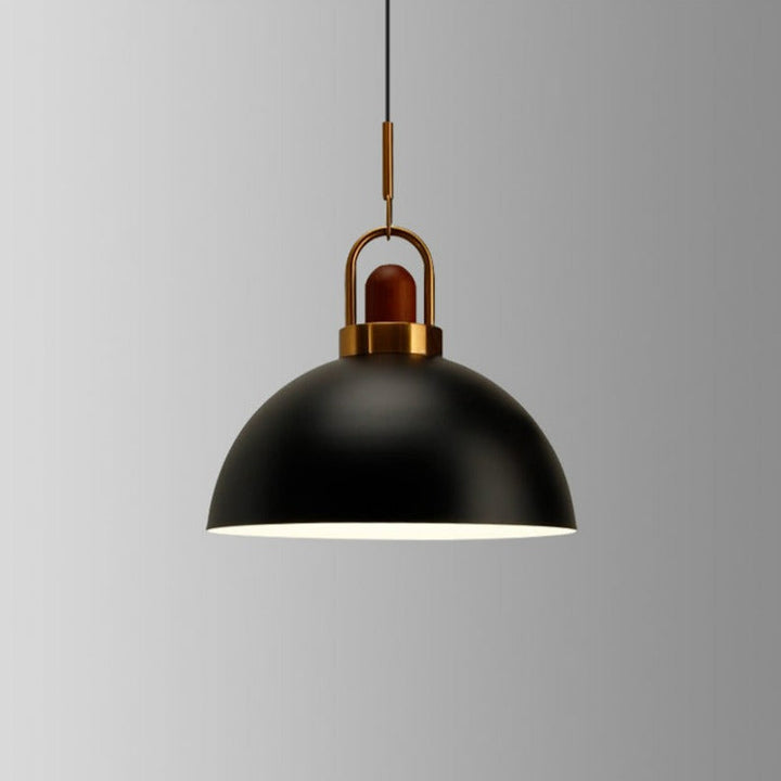 Justerbar Nordisk Pendellampe i Metal og Glas