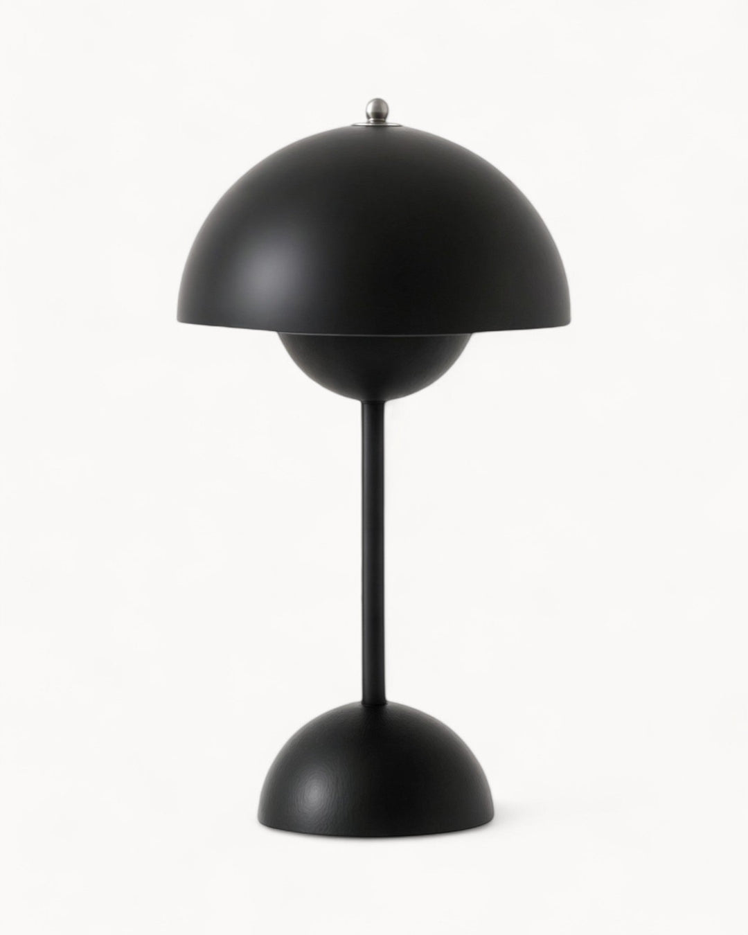Dæmpbar Skandinavisk Metal LED Bordlampe i Mat Sort