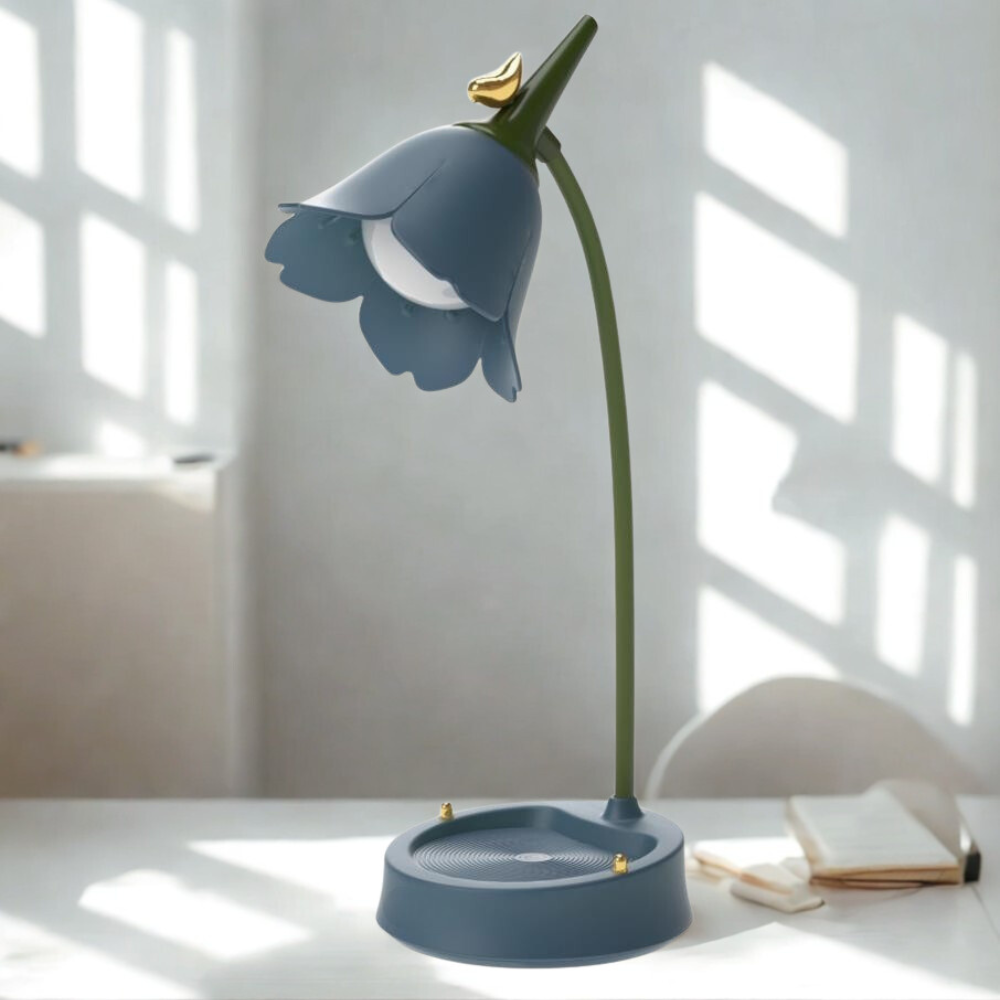 Berøringsaktiveret Blomstformet LED Bordlampe