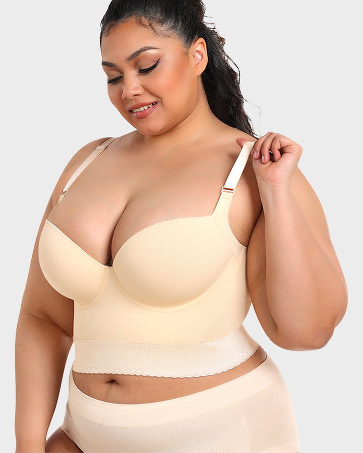 ContourFit™ | Indbygget Shapewear Longline Push-Up Bh