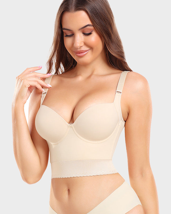 ContourFit™ | Indbygget Shapewear Longline Push-Up Bh