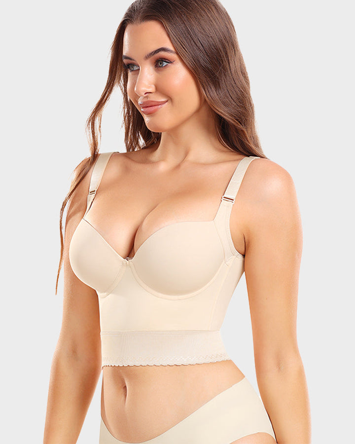 ContourFit™ | Indbygget Shapewear Longline Push-Up Bh