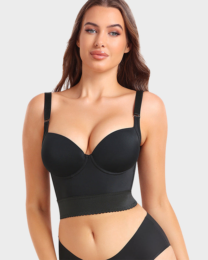 ContourFit™ | Indbygget Shapewear Longline Push-Up Bh