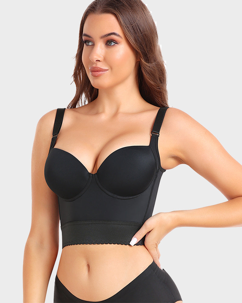 ContourFit™ | Indbygget Shapewear Longline Push-Up Bh
