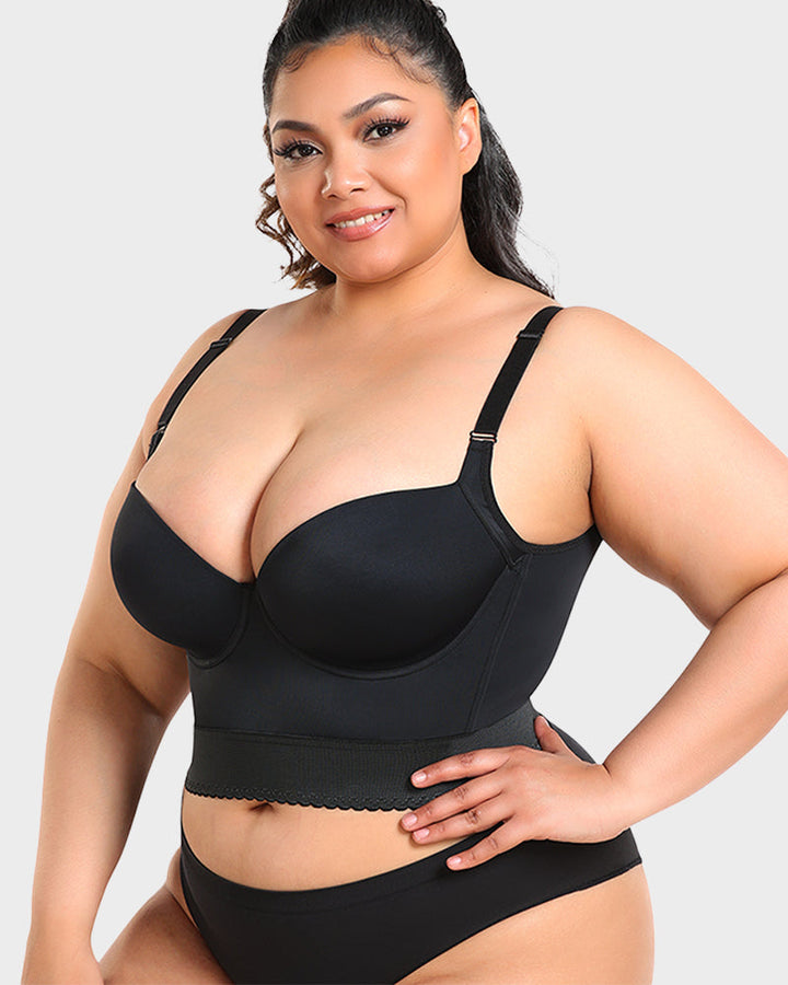 ContourFit™ | Indbygget Shapewear Longline Push-Up Bh