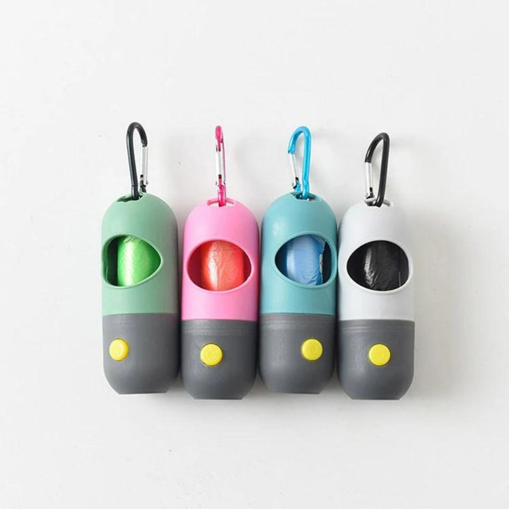 LED Hundepose Dispenser med Biologisk Nedbrydelige Poser
