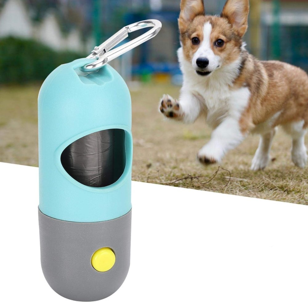 LED Hundepose Dispenser med Biologisk Nedbrydelige Poser