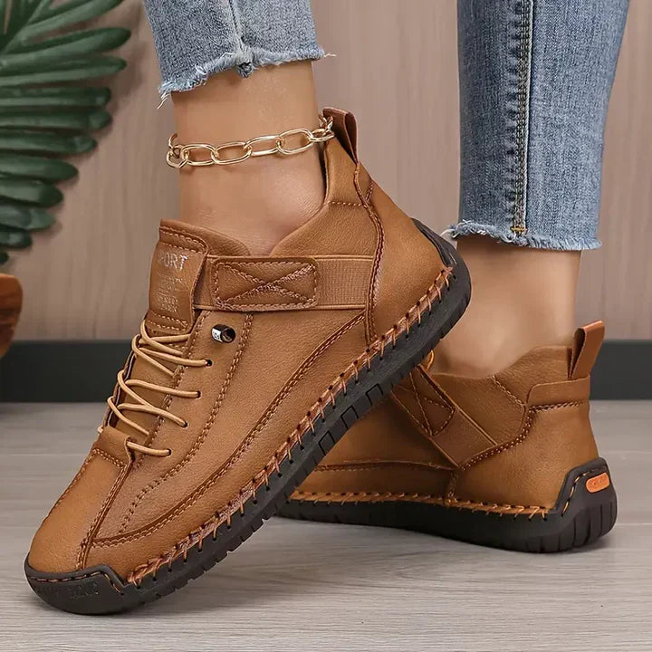 Andrea | Dame Orthopædiske Velcro Casual Sneakers