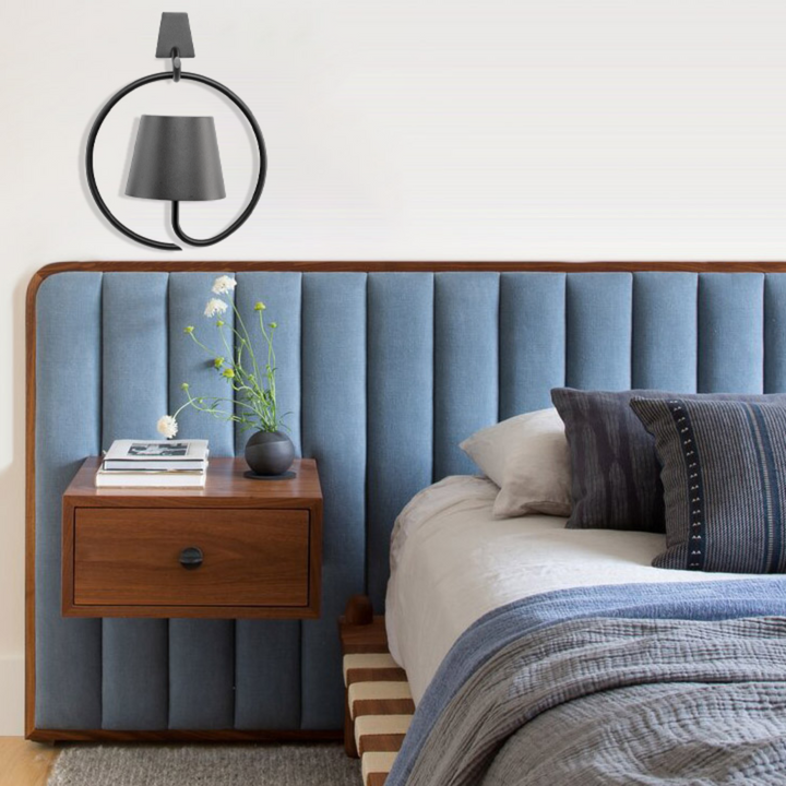 Moderne Metal- og Glaspendellampe med Varm Hvid LED Belysning