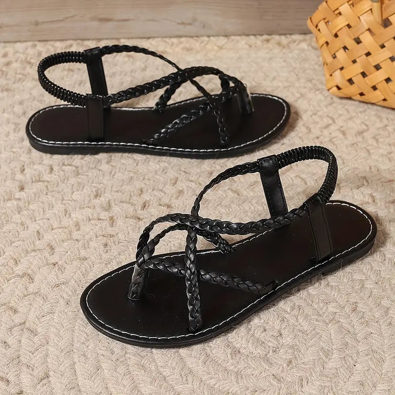 Julia | Damernes Forår Fleksible Flade Sandaler
