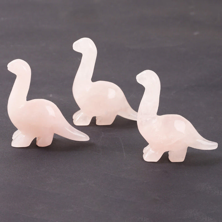 Naturlig Krystal Dinosaur Figurine 2,5 Tommer