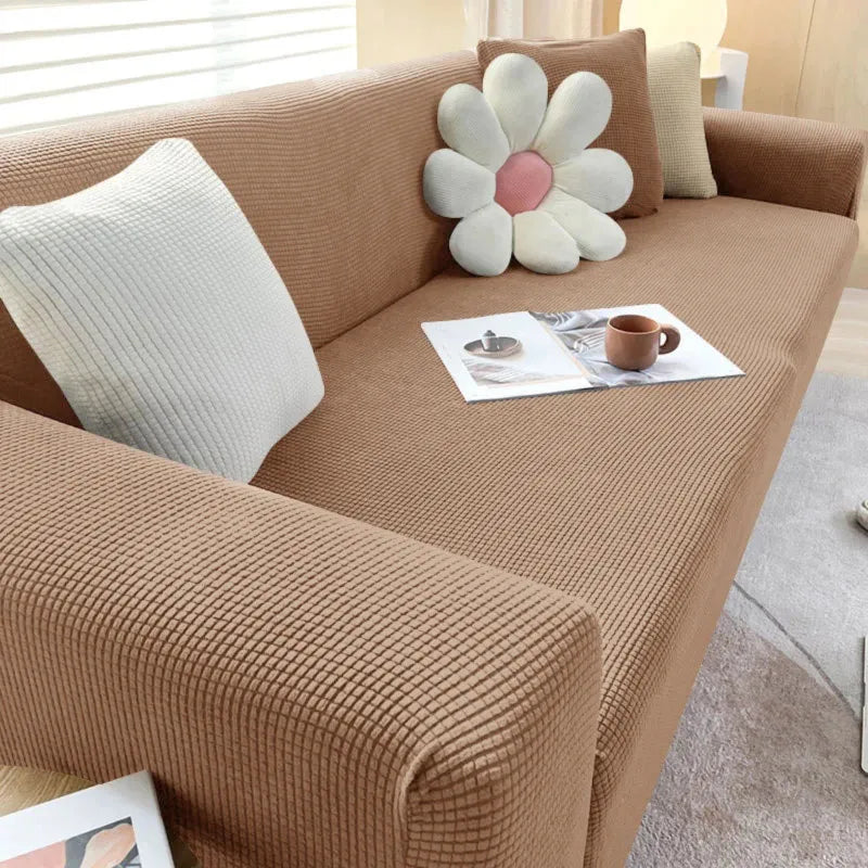 Jacquard Sofa Betræk til L-formede og Recliner Sofaer