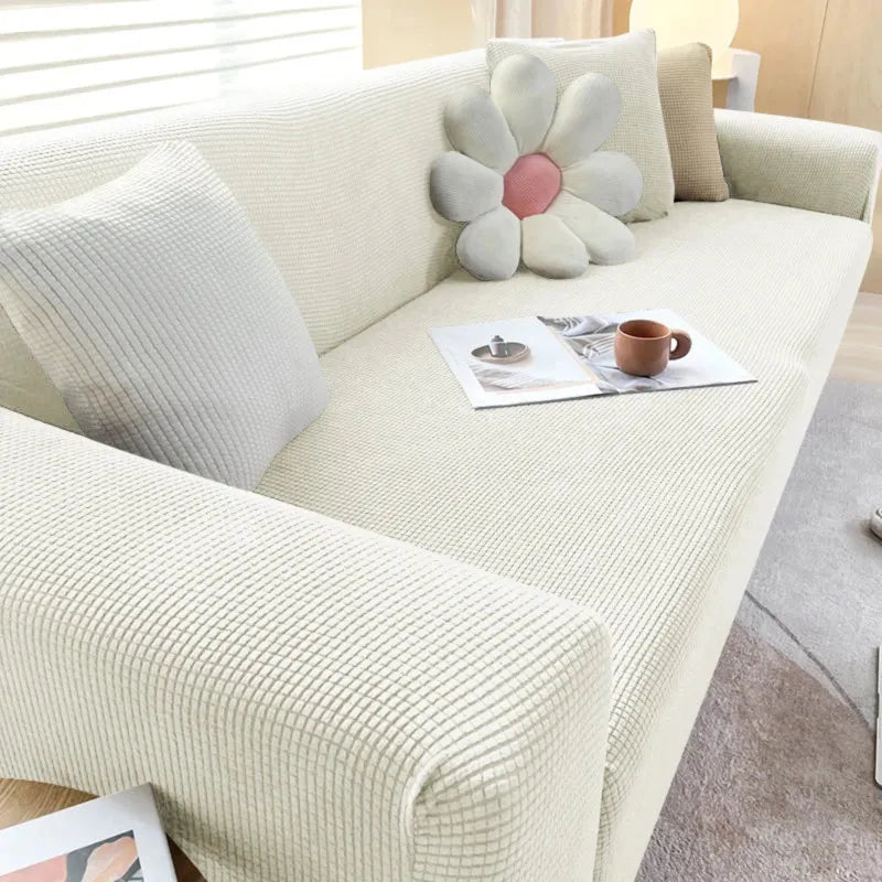 Jacquard Sofa Betræk til L-formede og Recliner Sofaer