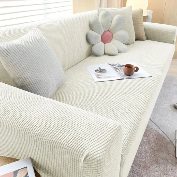 Jacquard Sofa Betræk til L-formede og Recliner Sofaer