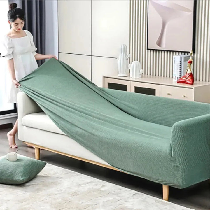 Jacquard Sofa Betræk til L-formede og Recliner Sofaer