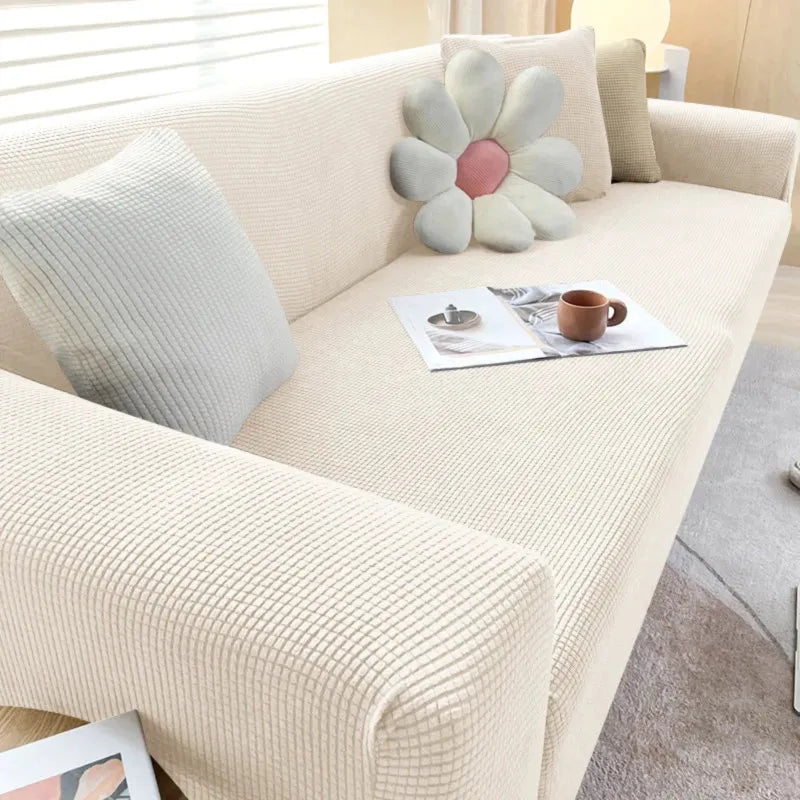 Jacquard Sofa Betræk til L-formede og Recliner Sofaer