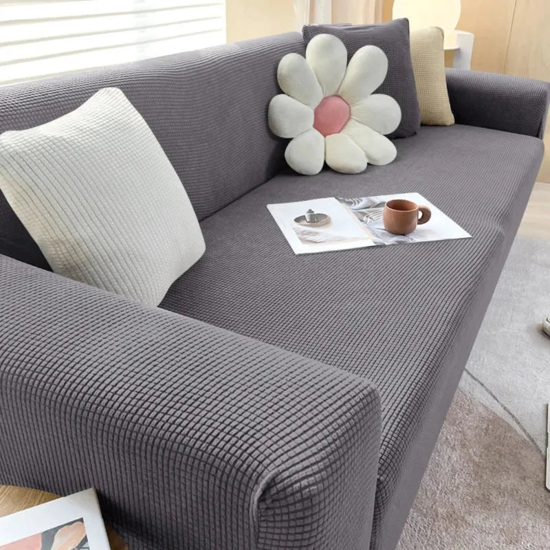 Jacquard Sofa Betræk til L-formede og Recliner Sofaer