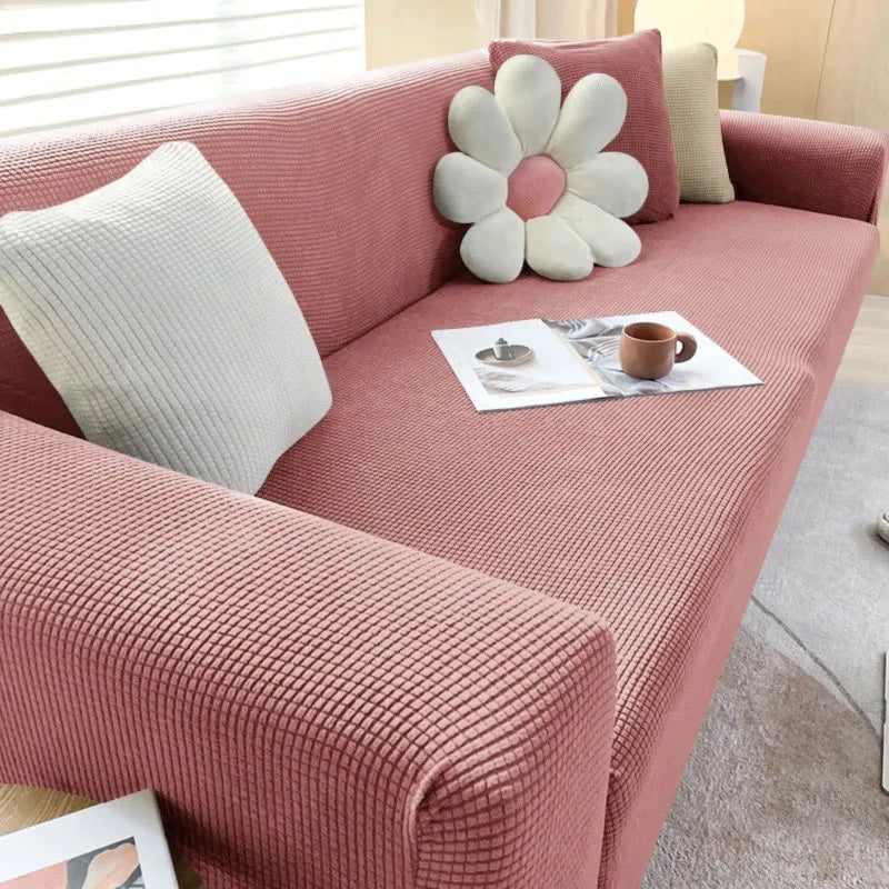 Jacquard Sofa Betræk til L-formede og Recliner Sofaer