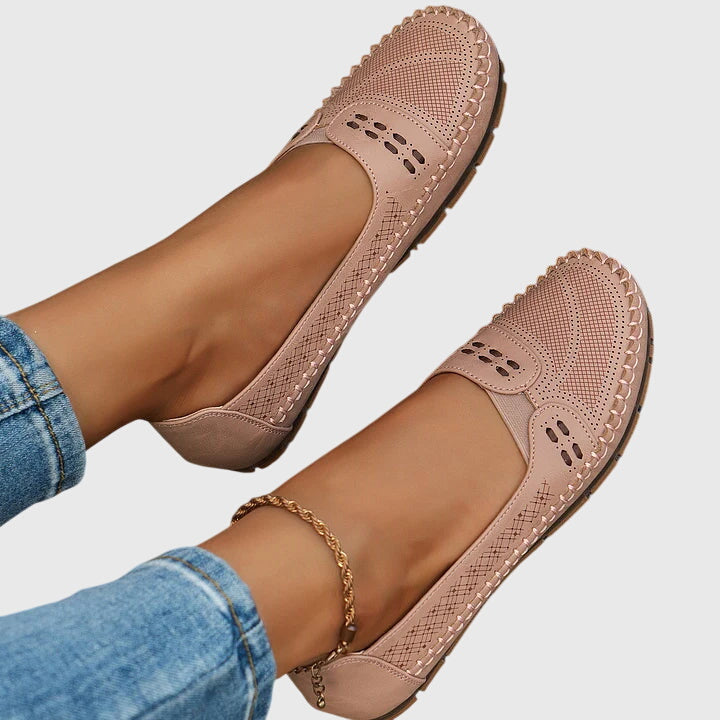 Petra | Dame Forår Perforerede Lette Loafers