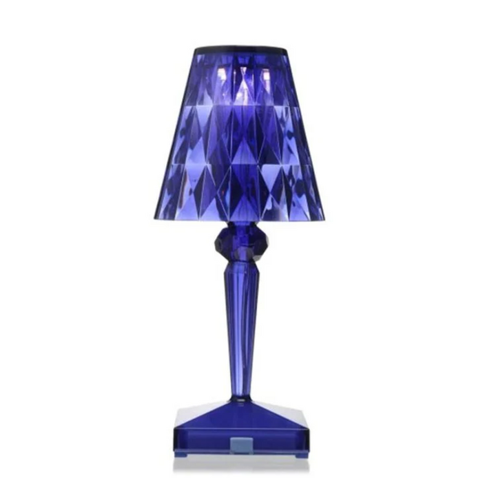 Elegant Krystal Bordlampe med Varm Ambient Belysning