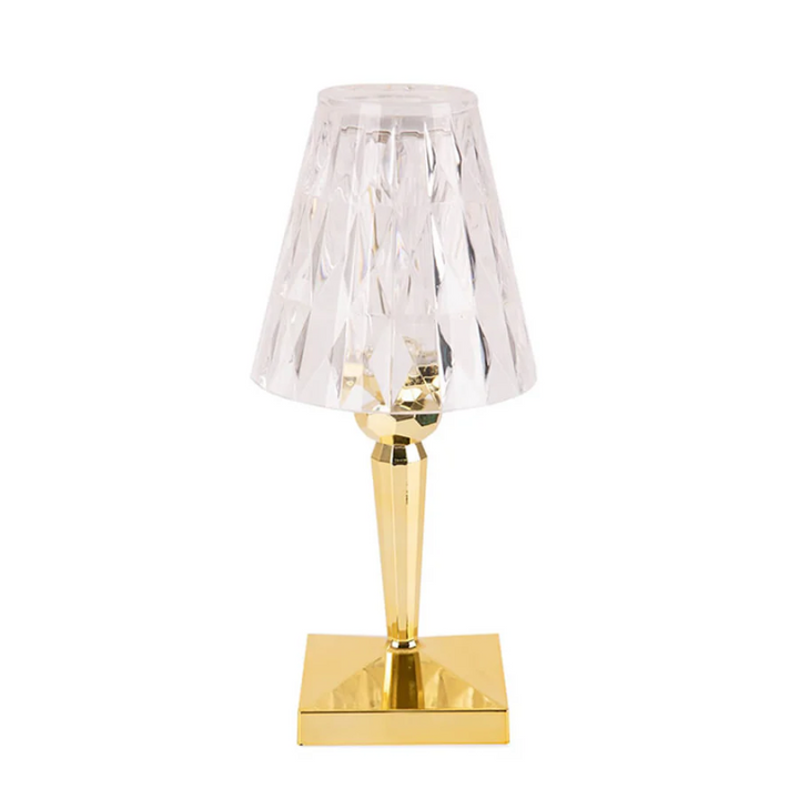 Elegant Krystal Bordlampe med Varm Ambient Belysning