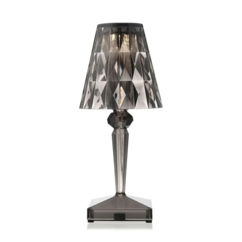 Elegant Krystal Bordlampe med Varm Ambient Belysning